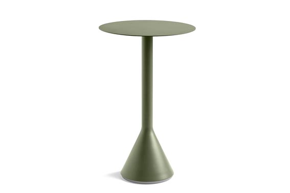 1058211509000 Palissade Cone Table Dia60xh105 Olive