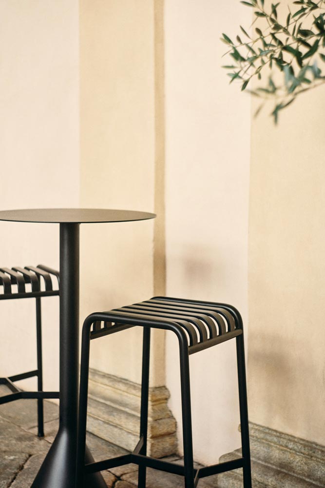 Palissade Bar Stool Anthracite Palissade Cone Table Anthracite