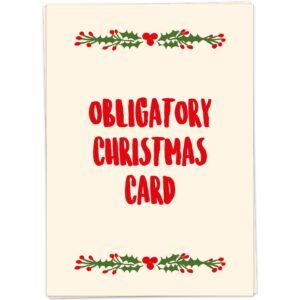 Kb Xm056 Kaart Blanche Wenskaart Obligatory Christmas Card 2021