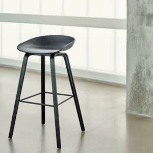 Aas 32 About A Stool Low – Black Stained Frame