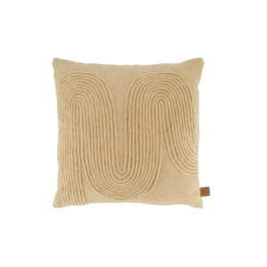 Zusss Kussen Met Boog Reli映 45x45cm Kaki 0101 151 1526 00 Voor