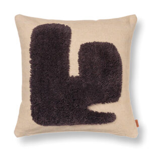 Lay Cushion Sand Dark Brown