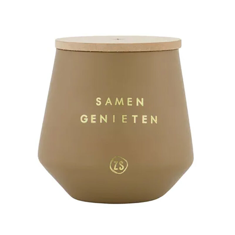Zusss Geurkaars In Glas Speculaas Samen Genieten Taupe 0503 158 1513 00 Voor